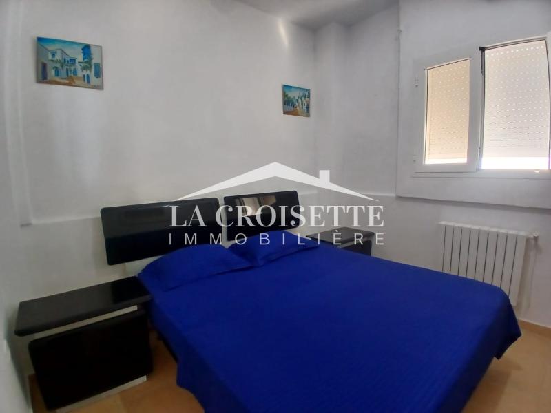 appartement meublé S+2 avec jardin à Gammarth